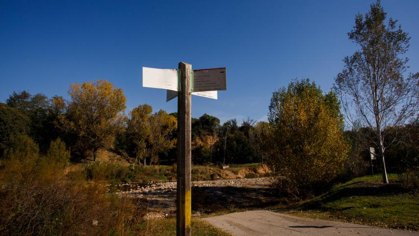 Encreuament entre el camí del Congost i Rosanes