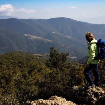 Vista del Montseny desde Roca Centella