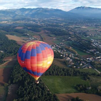 Vue aérienne du terrain de golf