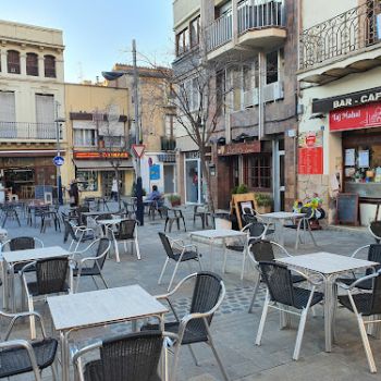 Vista de la terrassa del restaurant