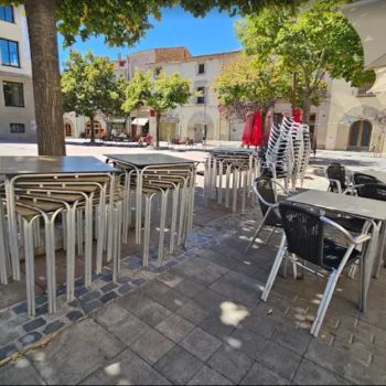 Vista de la terrassa del restaurant